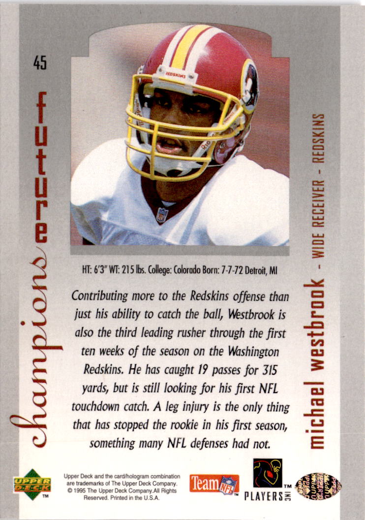 1995 SP Championship #45 Michael Westbrook