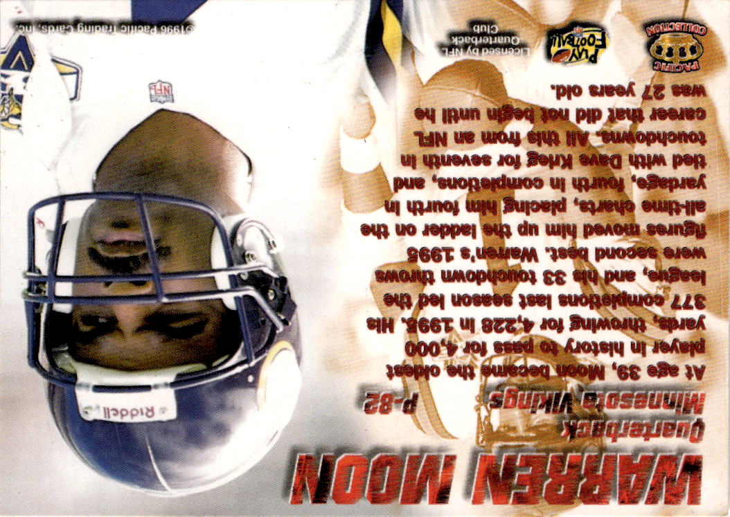 1996 Pacific Dynagon #P-82 Warren Moon