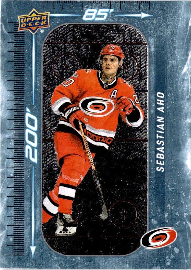 2023-24 Upper Deck #DM-80 Sebastian Aho 200' x 85' Gold