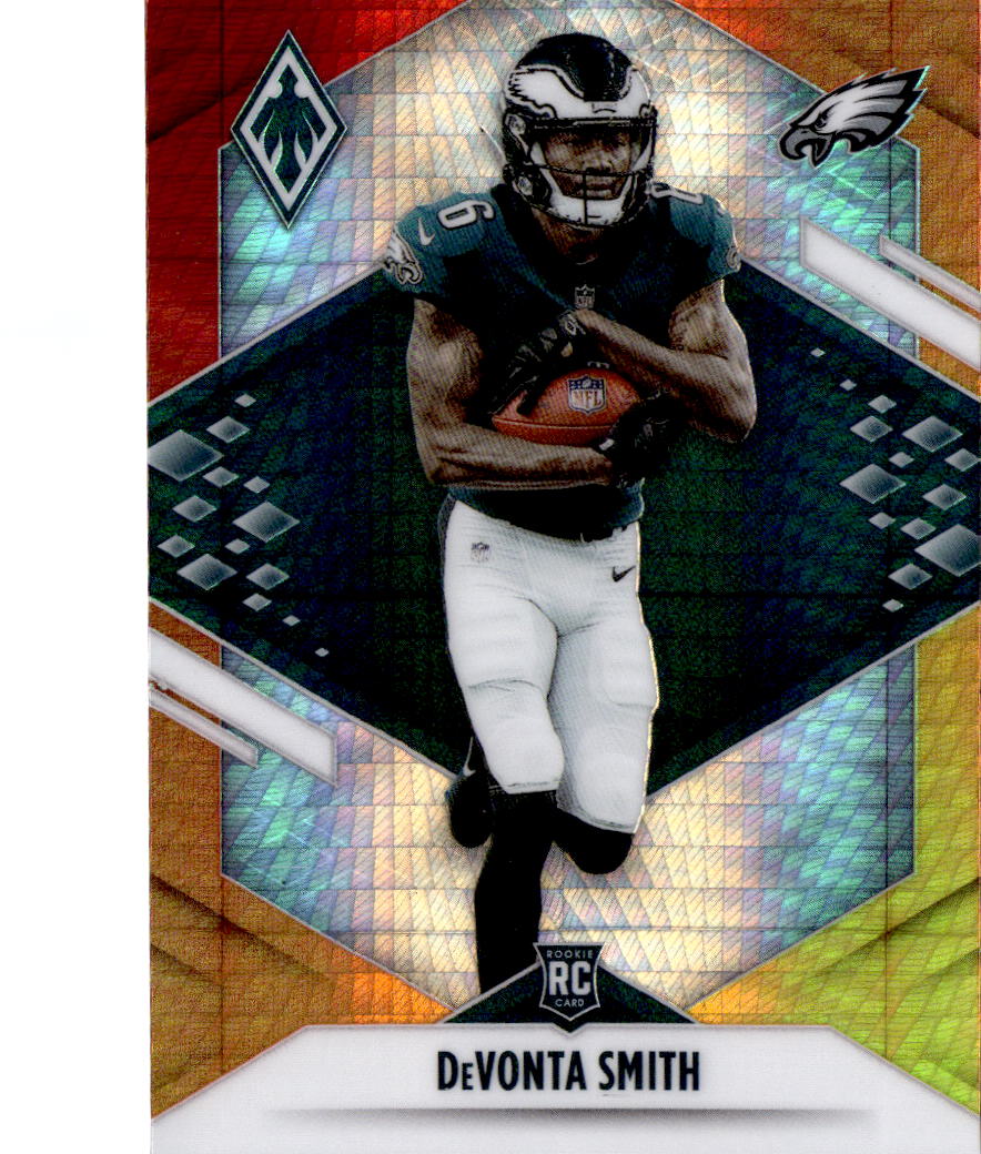 2021 Panini Phoenix #107 DeVonta Smith Fire Burst