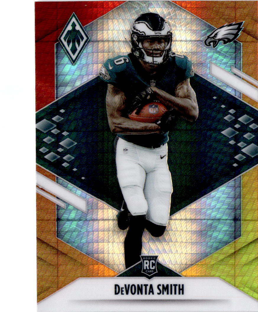 2021 Panini Phoenix #107 DeVonta Smith Fire Burst