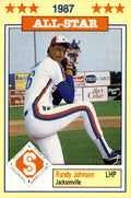 1987 Jennings Southern League All-Stars #16 Randy Johnson