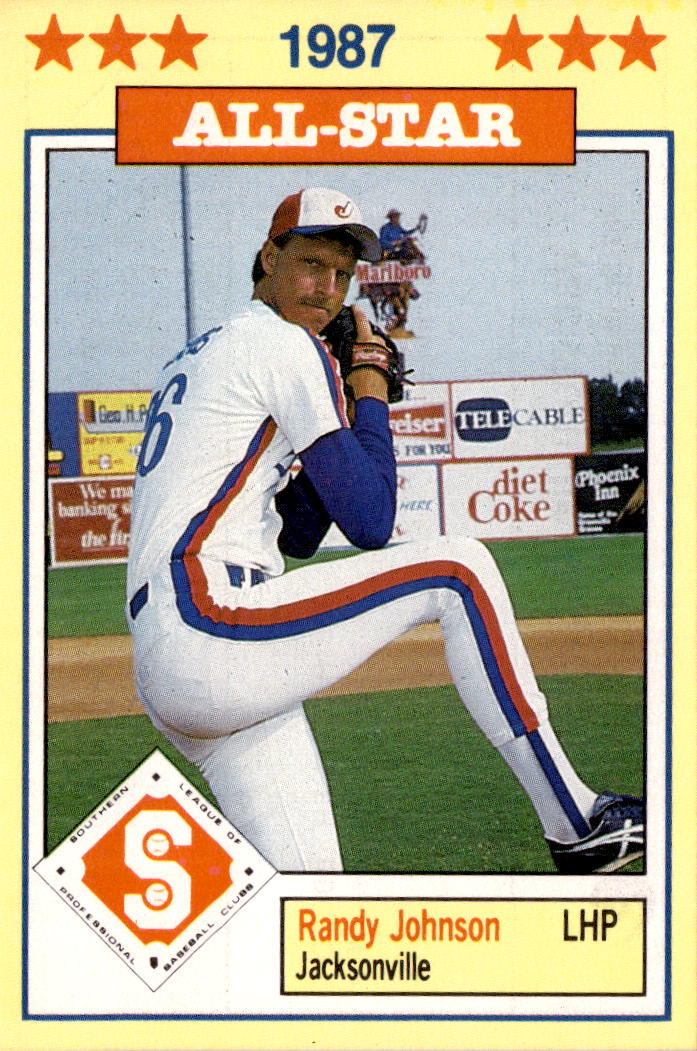 1987 Jennings Southern League All-Stars #16 Randy Johnson