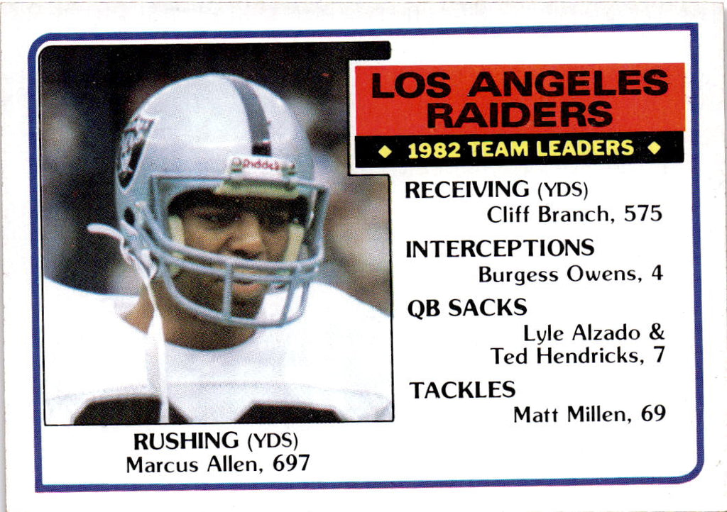 1983 Topps #293 Marcus Allen