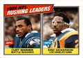 1987 Topps #229 Curt Warner / Eric Dickerson