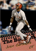 1999 Ultra #5 BO Juan Gonzalez The Book On
