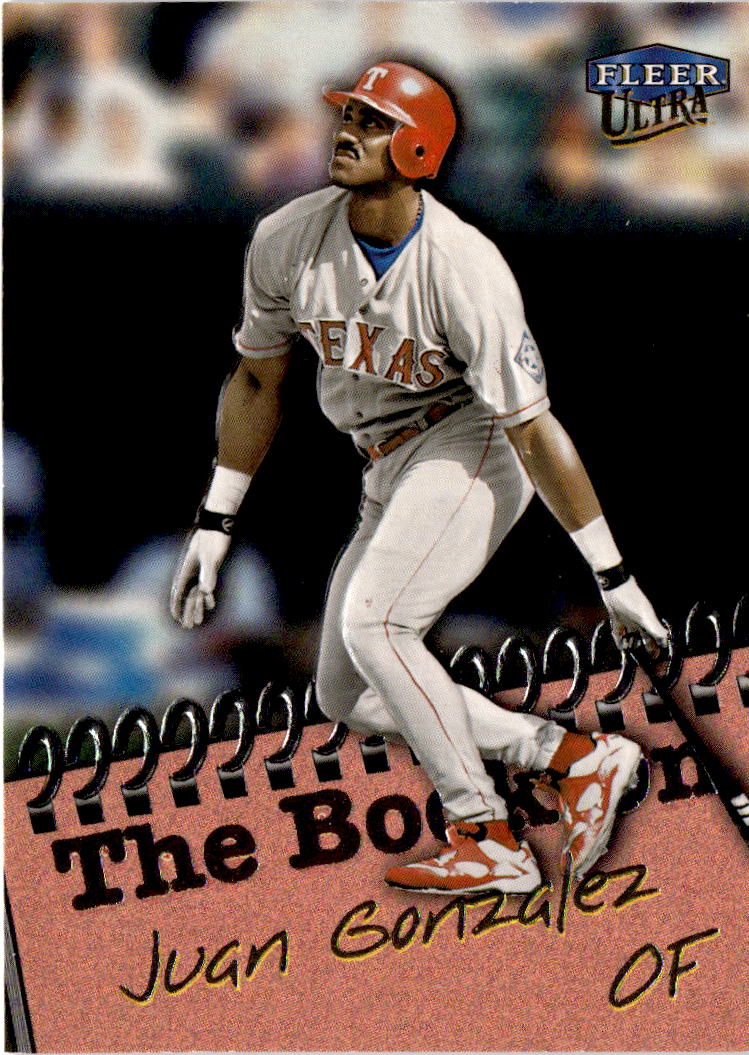 1999 Ultra #5 BO Juan Gonzalez The Book On