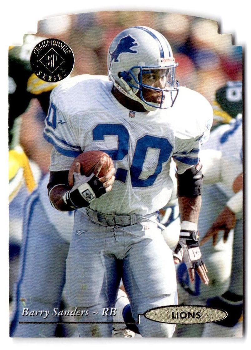 1995 SP Championship #105 Barry Sanders Die Cuts