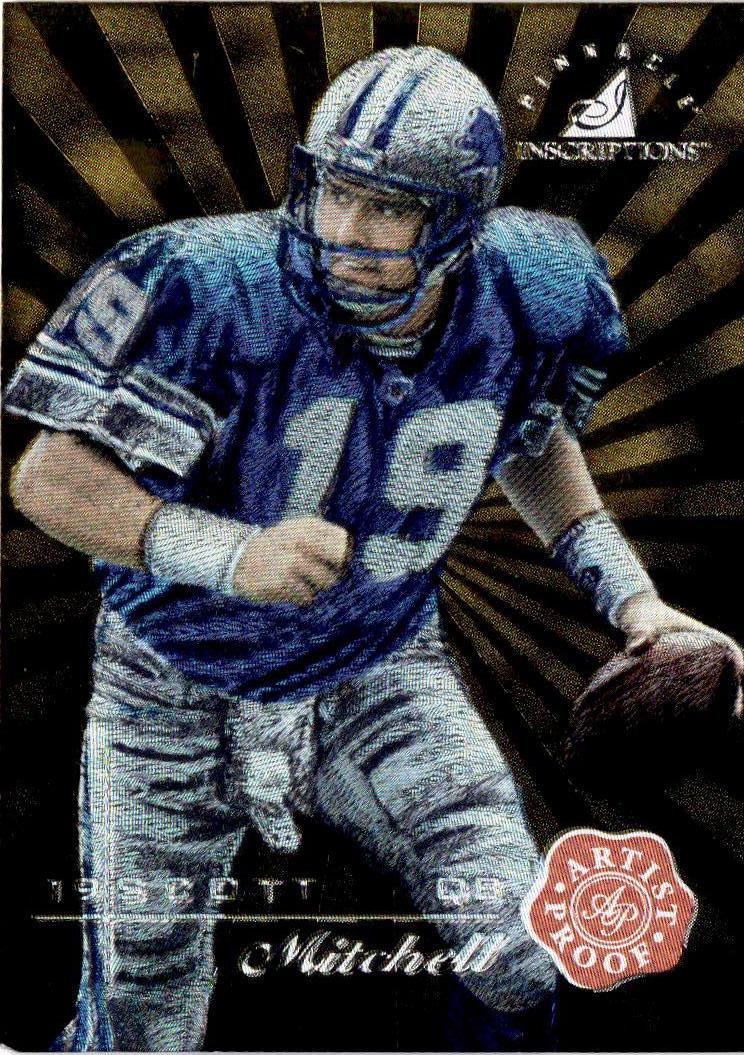 1997 Pinnacle Inscriptions #15 Scott Mitchell Artist's Proofs