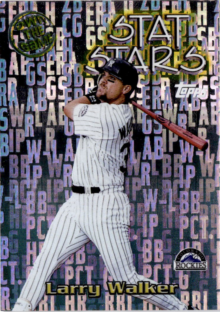 2000 Topps #OTG13 Larry Walker Own the Game