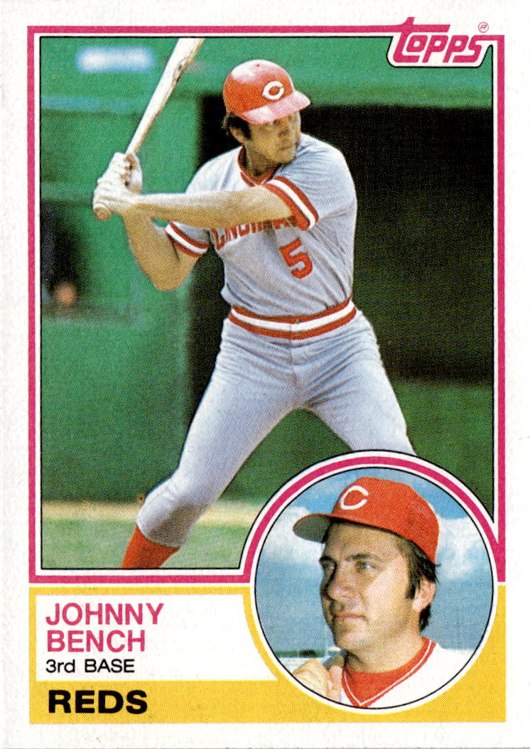 1983 Topps #60 Johnny Bench