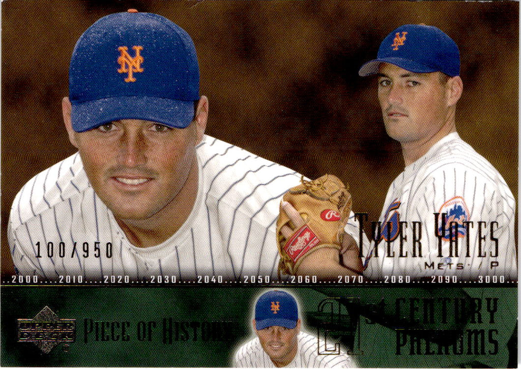 2002 Upper Deck Piece of History #117 Tyler Yates 21st Century Phenoms 950 #/950