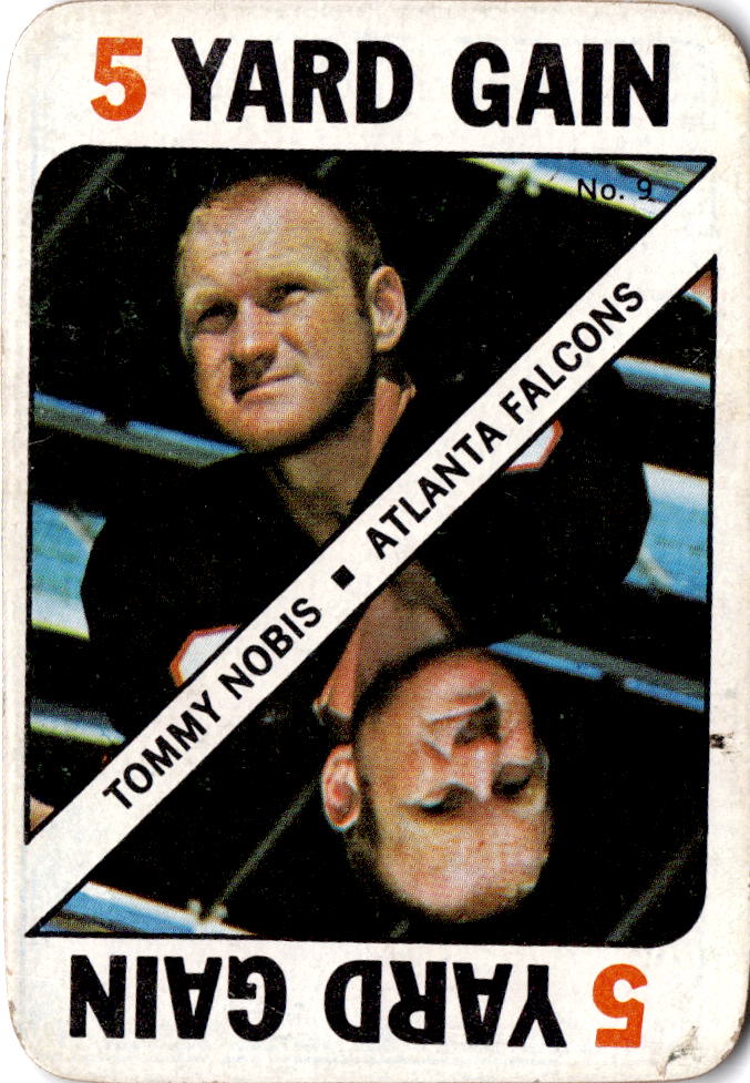 1971 Topps #9 Tommy Nobis Game Inserts
