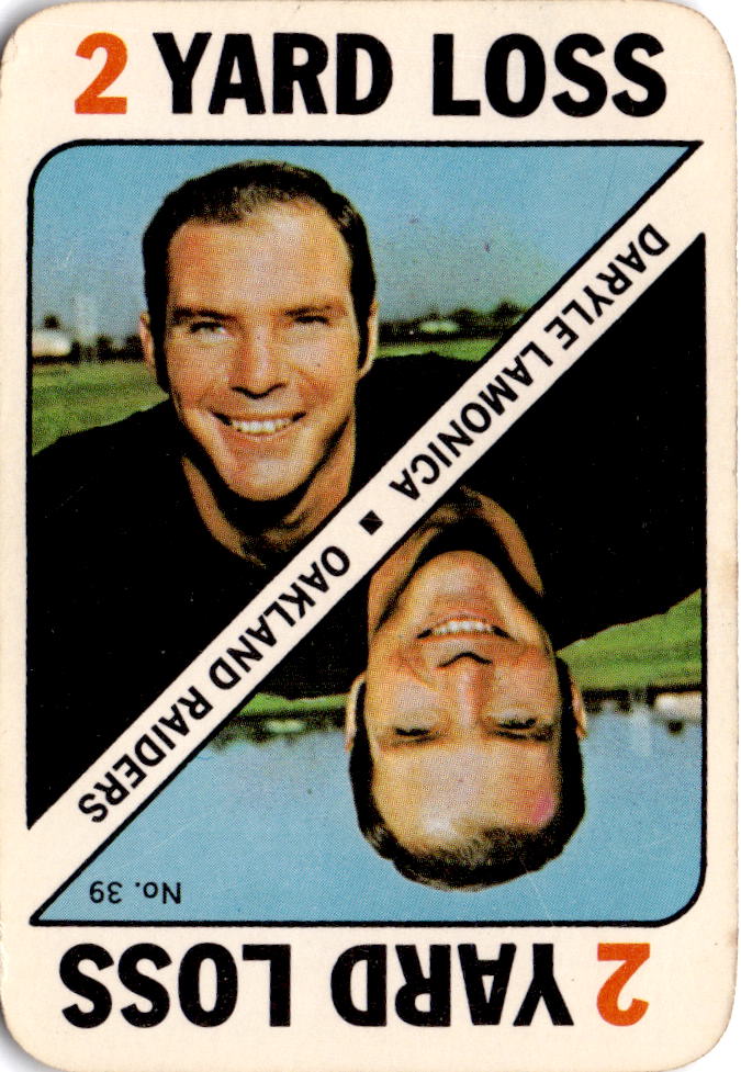 1971 Topps #39 Daryle Lamonica Game Inserts