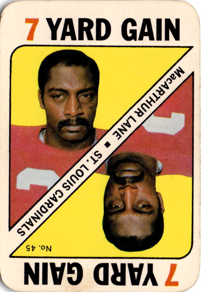 1971 Topps #45 MacArthur Lane Game Inserts