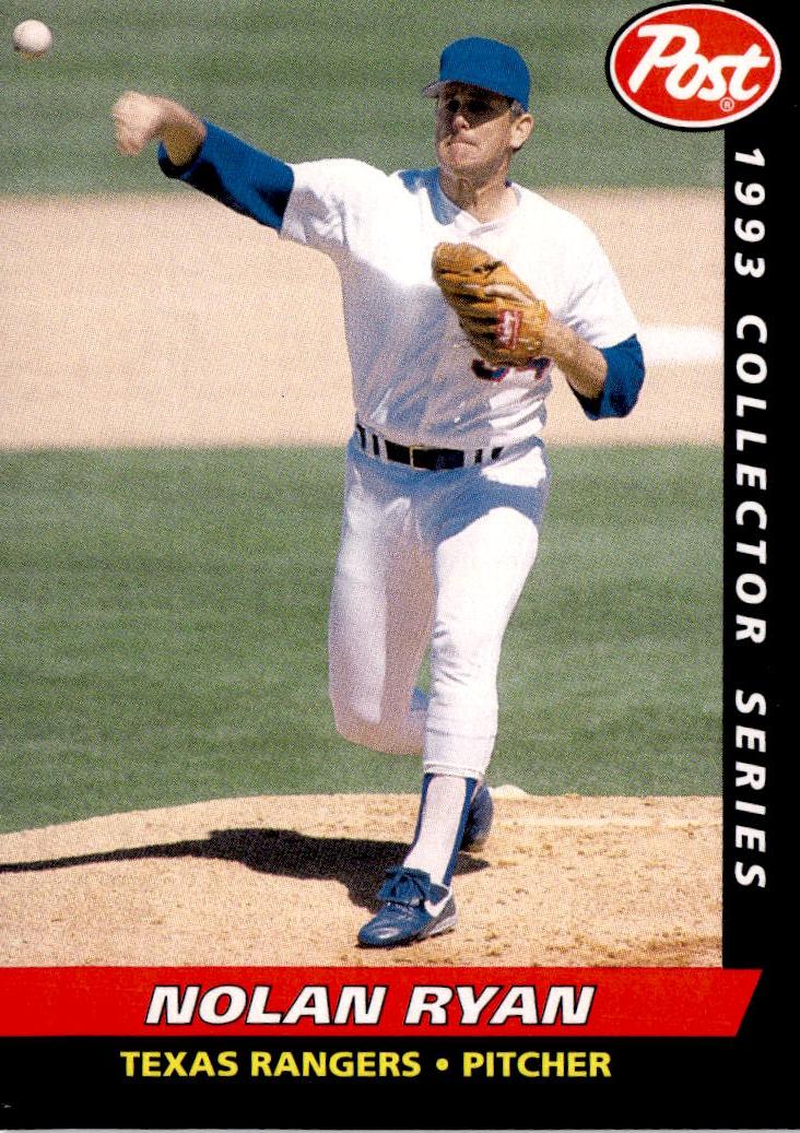 1993 Post Cereal #20 Nolan Ryan