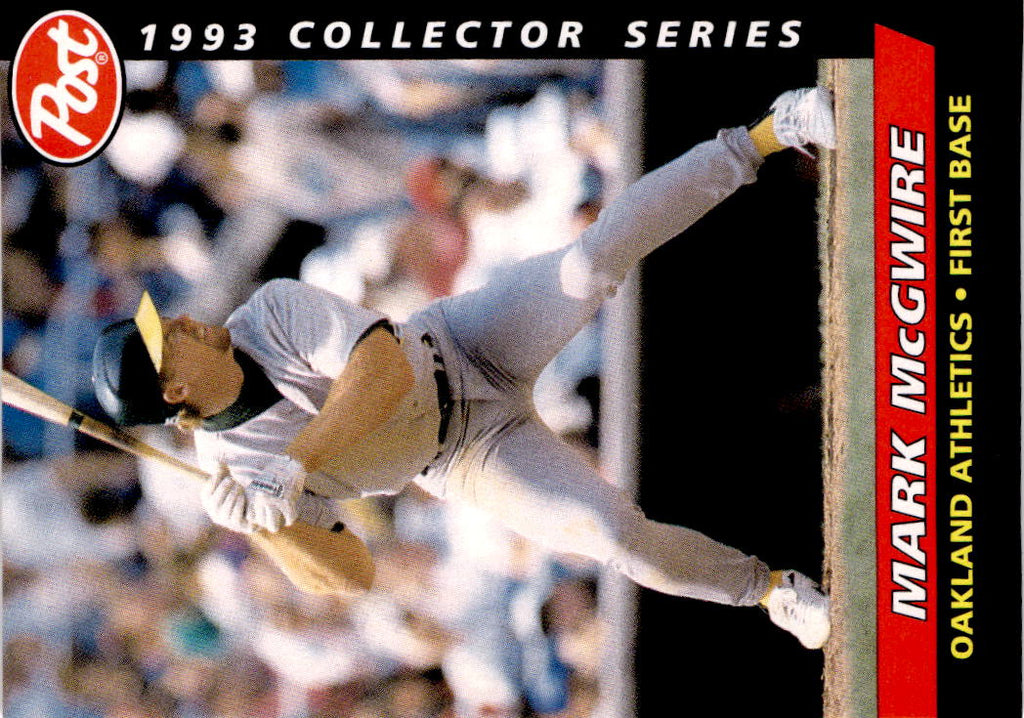 1993 Post Cereal #19 Mark McGwire