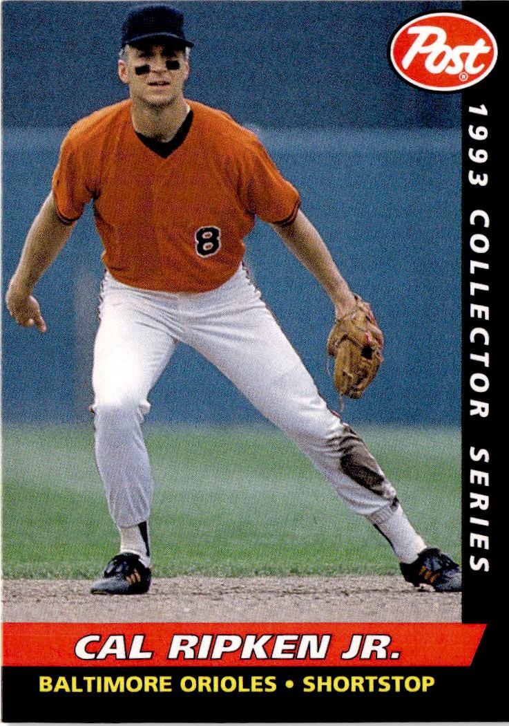 1993 Post Cereal #9 Cal Ripken Jr.
