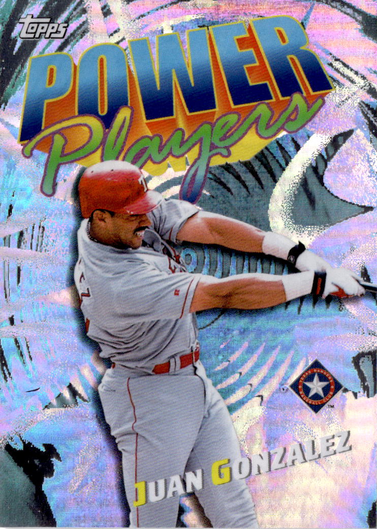 2000 Topps #P1 Juan Gonzalez Limited Power Players