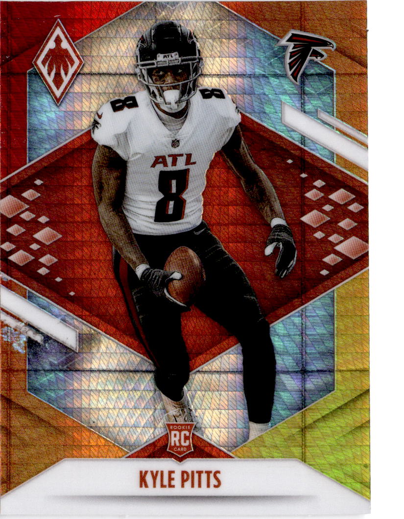 2021 Panini Phoenix #104 Kyle Pitts Fire Burst