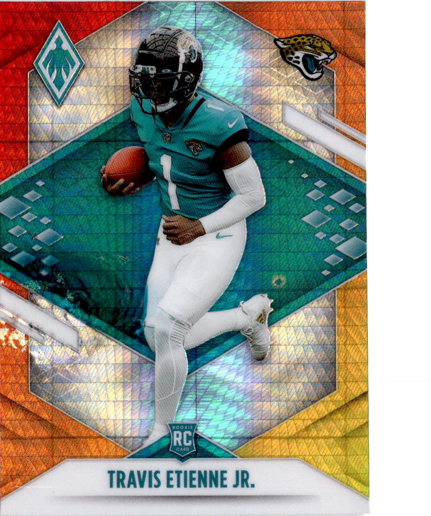 2021 Panini Phoenix #112 Travis Etienne Jr. Fire Burst
