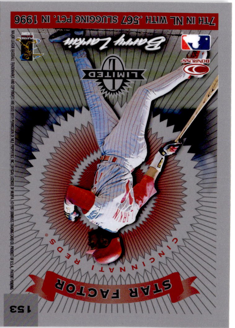 1997 Donruss Limited #153 Barry Larkin