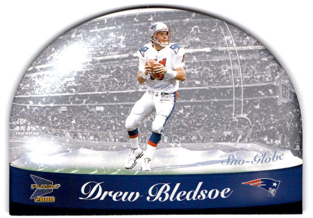 2000 Pacific Prism Prospects #14 Drew Bledsoe Sno-Globe Die Cuts