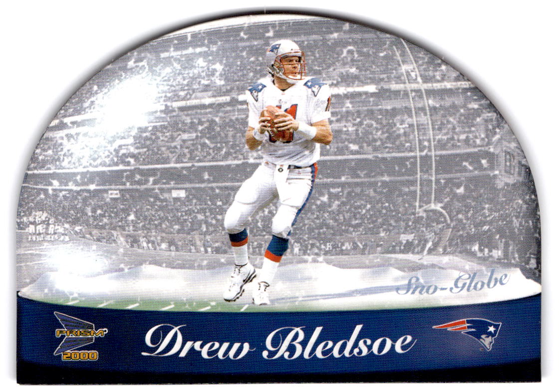 2000 Pacific Prism Prospects #14 Drew Bledsoe Sno-Globe Die Cuts