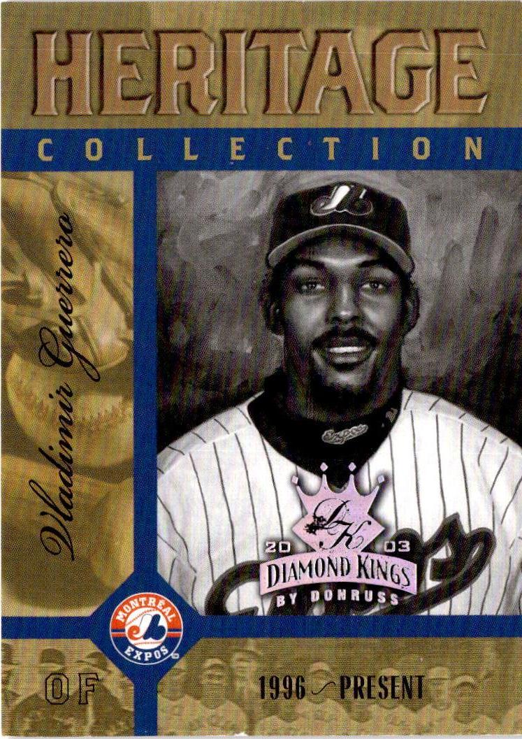 2003 Donruss Diamond Kings #HC-25 Vladimir Guerrero Heritage Collection