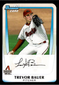 2011 Bowman Draft Picks & Prospects #BDPP9 Trevor Bauer Prospects Gold