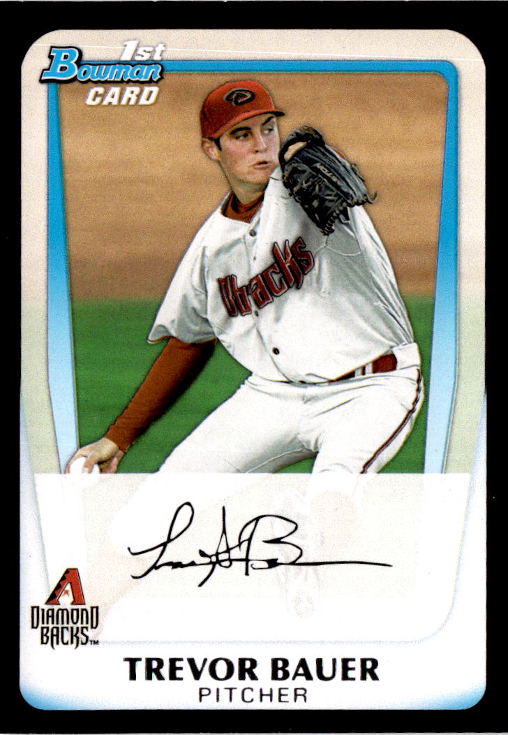 2011 Bowman Draft Picks & Prospects #BDPP9 Trevor Bauer Prospects Gold