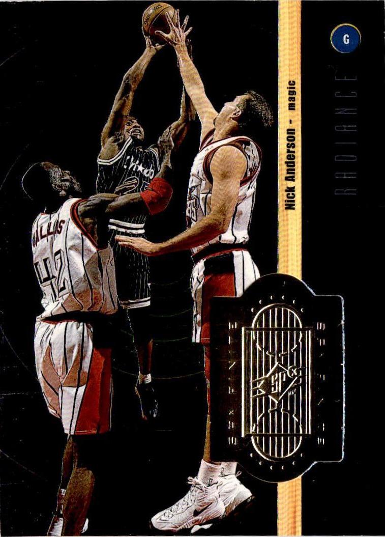 1998-99 SPx Finite #62 Nick Anderson Radiance #/5000