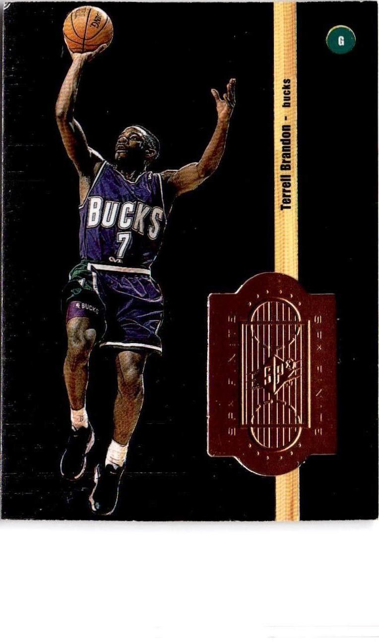 1998-99 SPx Finite #47 Terrell Brandon #/10000