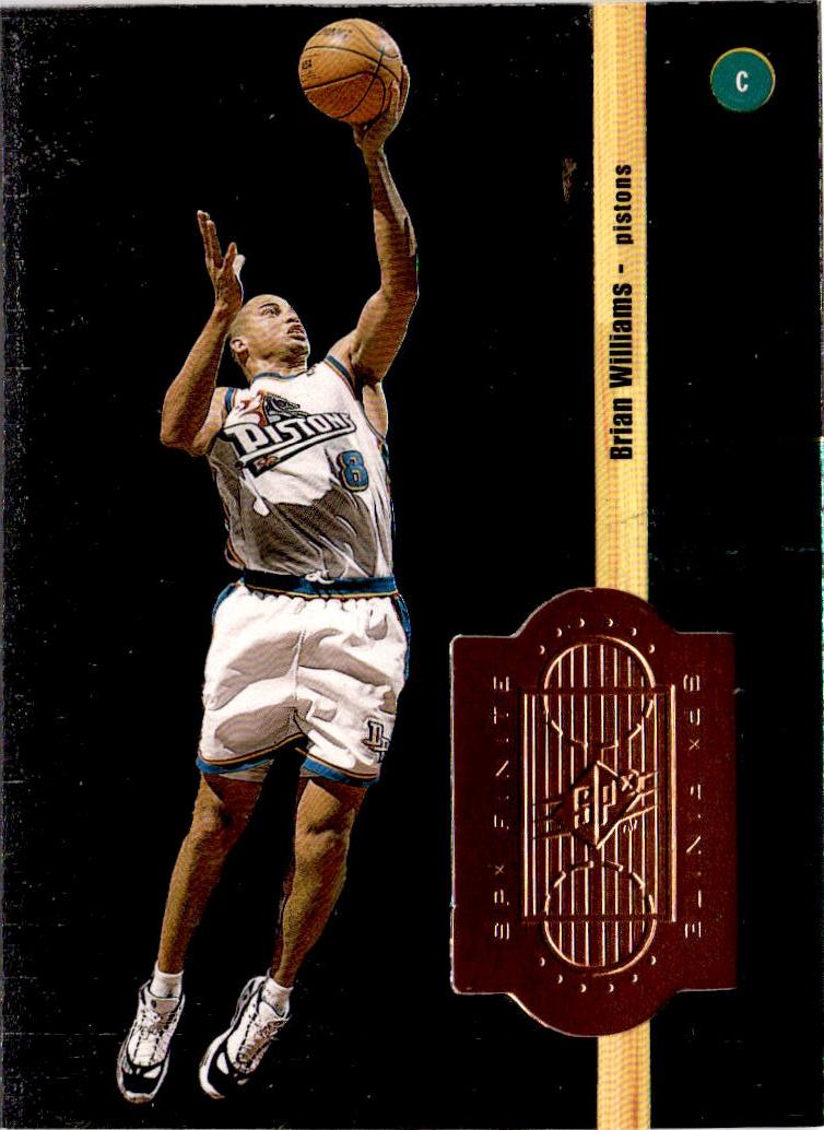 1998-99 SPx Finite #63 Brian Williams #/10000