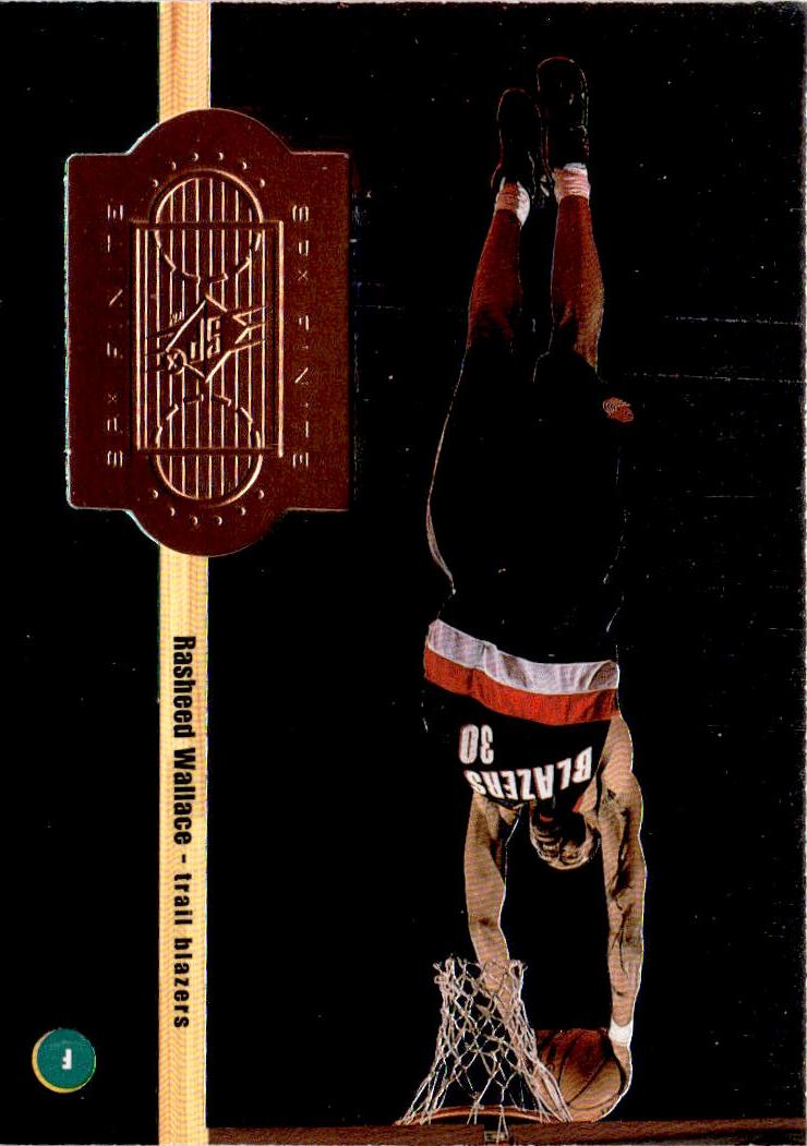 1998-99 SPx Finite #4 Rasheed Wallace #/10000