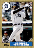 2022 Topps Update Spencer Torkelson 1987 Topps Baseball 35th Anniversary