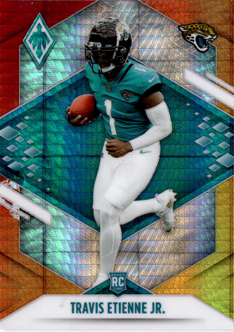 2021 Panini Phoenix #112 Travis Etienne Jr. Fire Burst