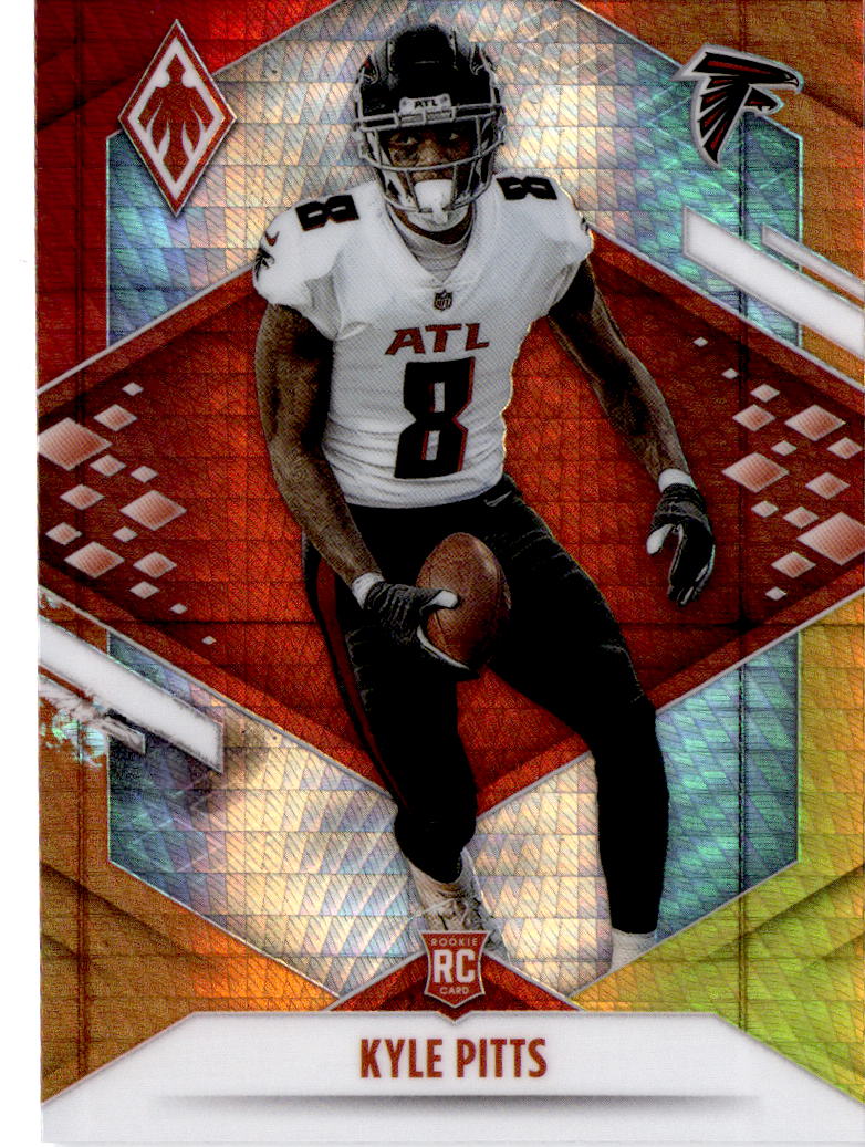 2021 Panini Phoenix #104 Kyle Pitts Fire Burst