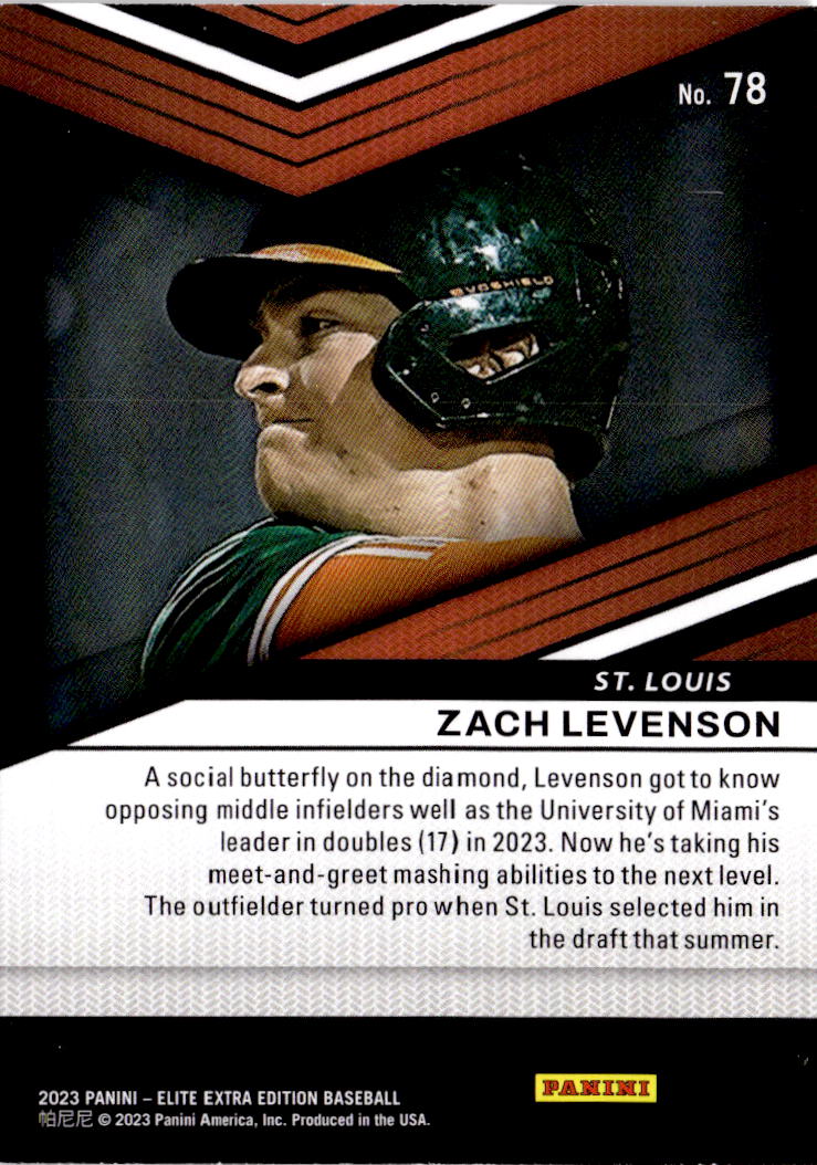 2023 Panini Elite Extra Edition #78 Zach Levenson