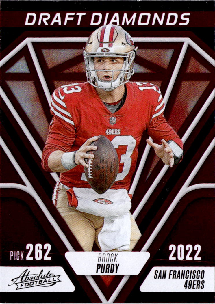 2023 Panini Absolute #DD-2 Brock Purdy Draft Diamonds