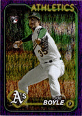 2024 Topps #443 Joe Boyle Purple Holofoil #/799