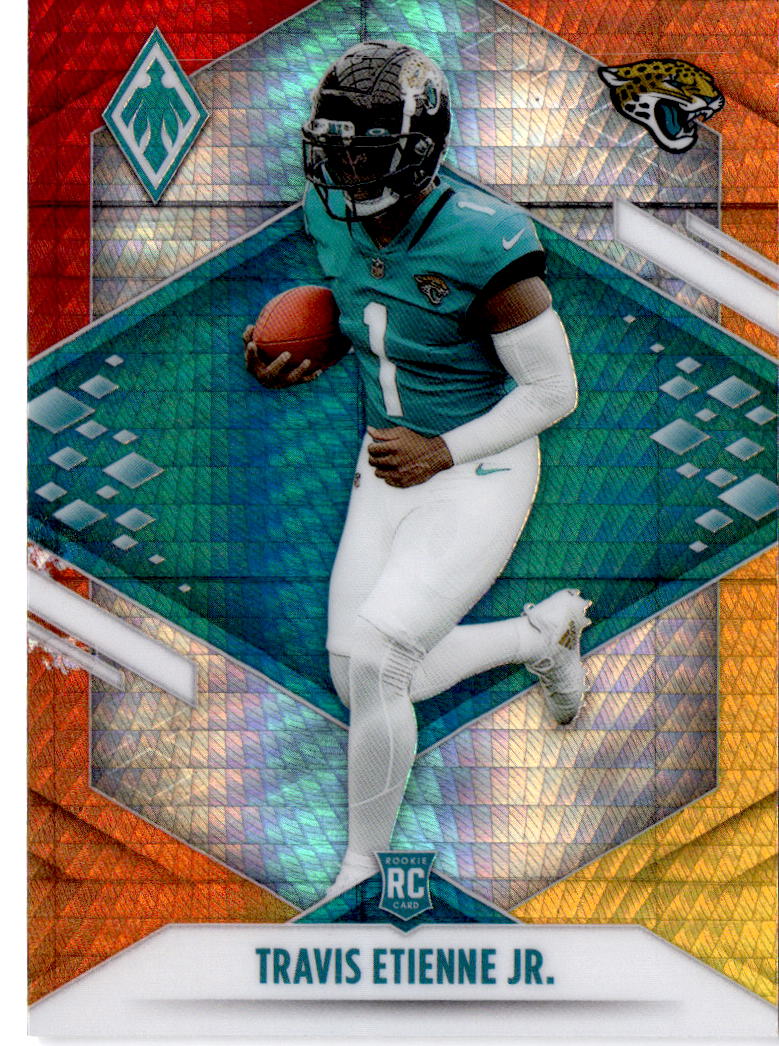 2021 Panini Phoenix #112 Travis Etienne Jr. Fire Burst