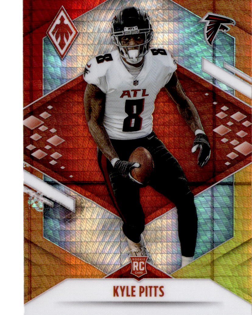 2021 Panini Phoenix #104 Kyle Pitts Fire Burst