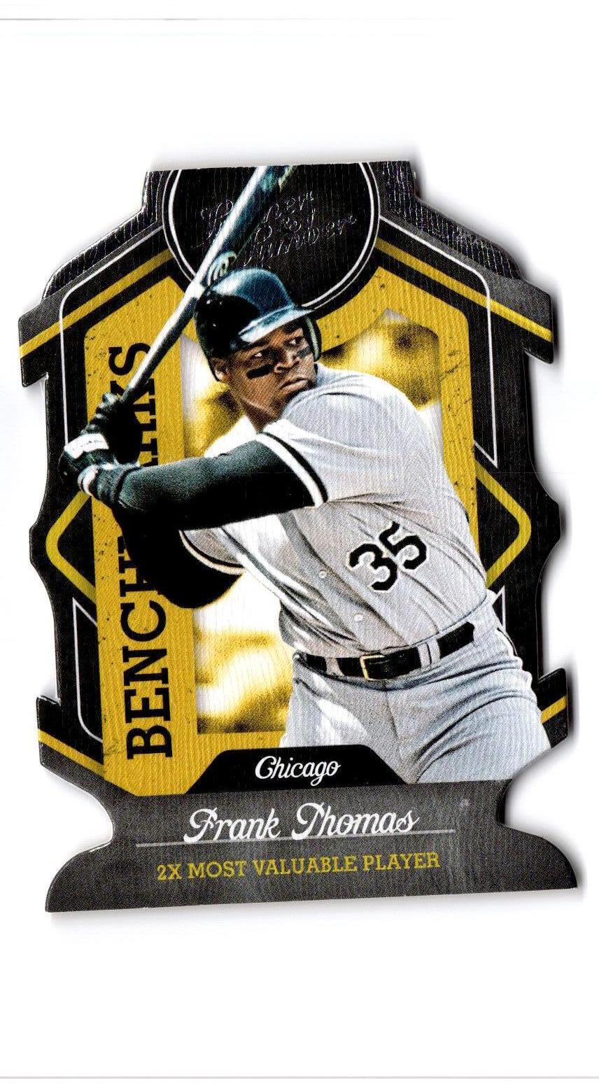 2019 Panini Leather & Lumber #B-1 Frank Thomas Benchmarks