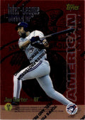 1997 Topps #ILM11 Henry Rodriguez / Joe Carter Inter-League Match-Up Finest