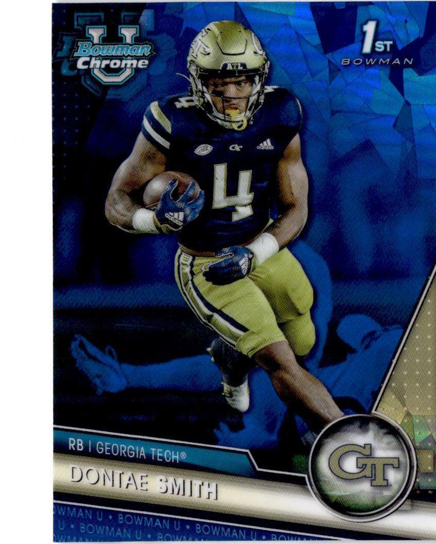 2023 Bowman University Chrome Sapphire Edition #94 Dontae Smith