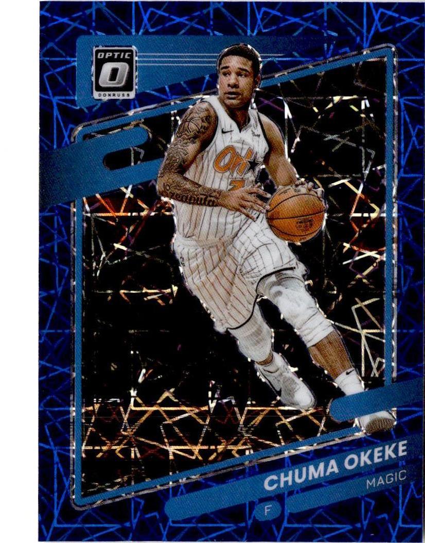 2021-22 Donruss Optic #81 Chuma Okeke Blue Velocity