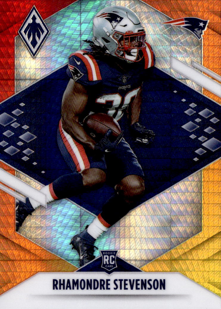 2021 Panini Phoenix #133 Rhamondre Stevenson Yellow #/75