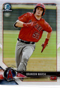 2018 Bowman Draft #BDC-36 Brandon Marsh Chrome Refractors