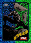2025 Topps Chrome Marvel #30 Bullseye Blue & Green Shimmer /199